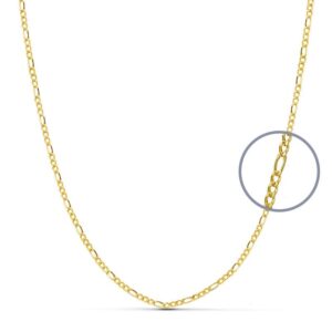 18K CADENA ORO AMARILLO CARTIER 50CM HUECA 1.5 MM