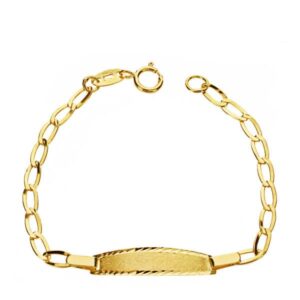 18K PULSERA ESCLAVA BILBAO ORO AMARILLO 11.5 CM