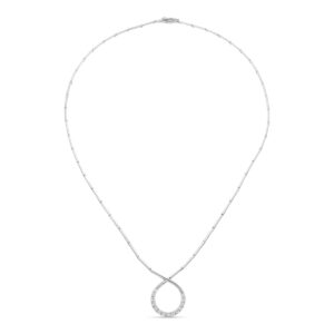 18K GARGANTILLA ORO BLANCO CIRCONITA