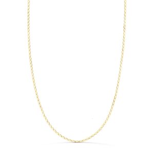 18K CADENA ORO AMARILLO BILBAO MACIZA ANCHO: 1MM LARGO: 45CM