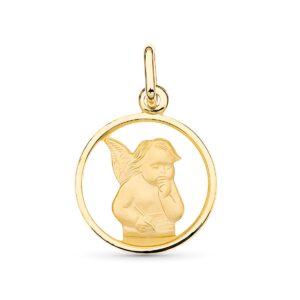 18K COLGANTE ORO AMARILLO ANGELITO 14 MM
