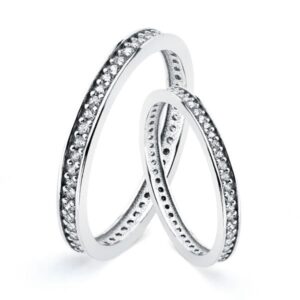 18K ALIANZA ORO BLANCO CIRCONITA 2 MM