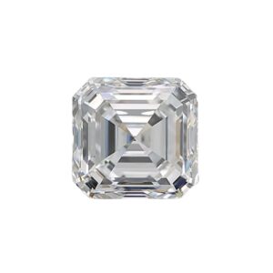 Asscher 0.91ct G VVS1 EX EX Faint